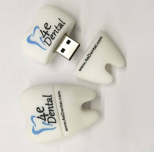 Custom Shaped Tooth USB Flash Drives