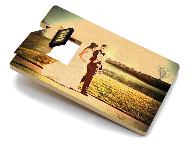 Custom Credit Card Shaped USB Flash Drives For Wedding Photographers