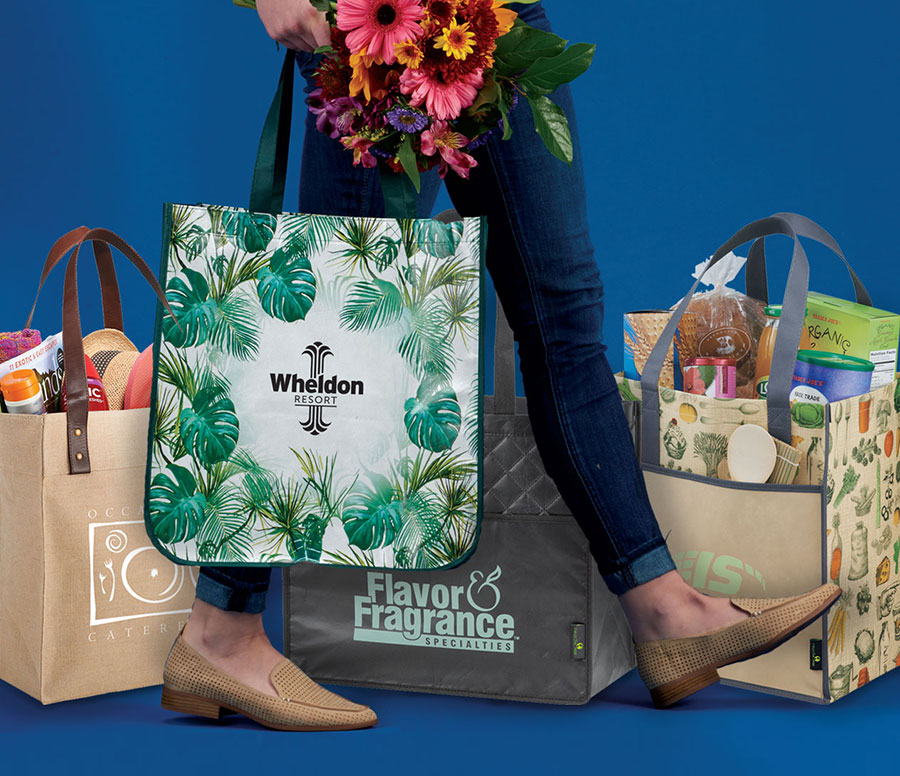 Branded tote discount bags