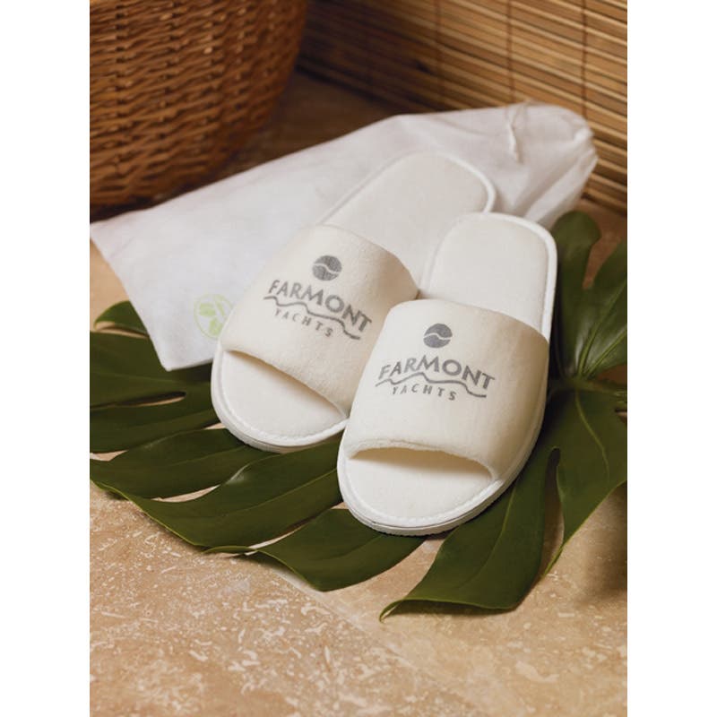 Custom Hotel Spa Slippers