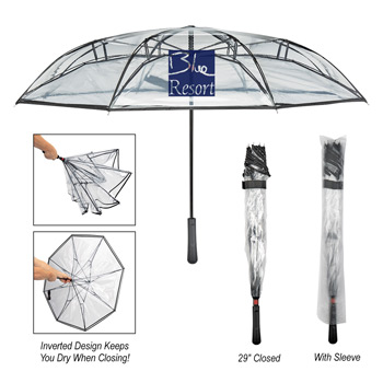 Clear Custom Umbrellas