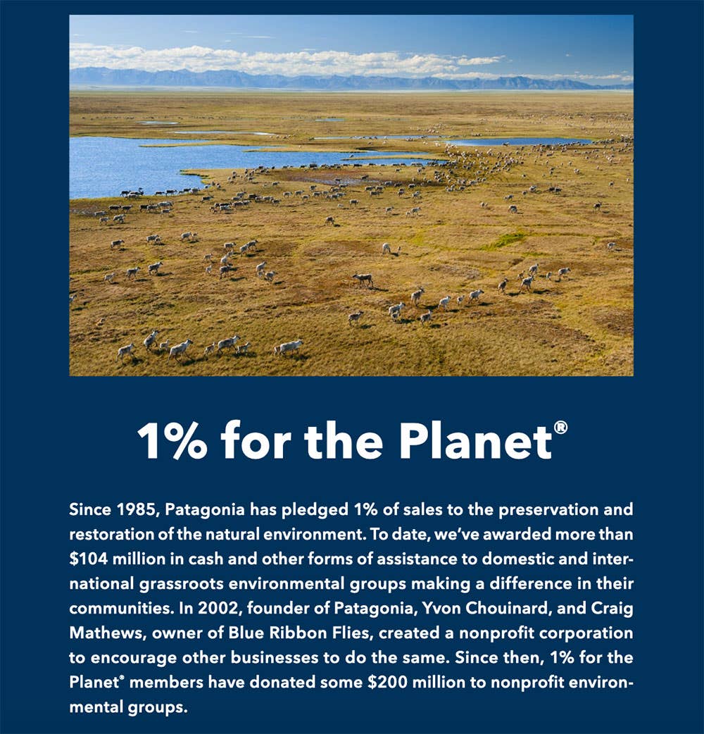 Patagonia Gives Back to Our Planet