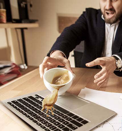 No More Spills On Computers
