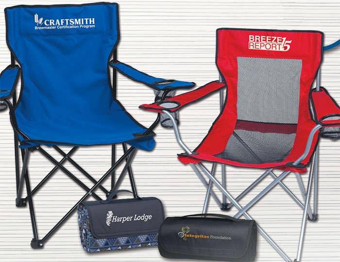 logo camping chairs