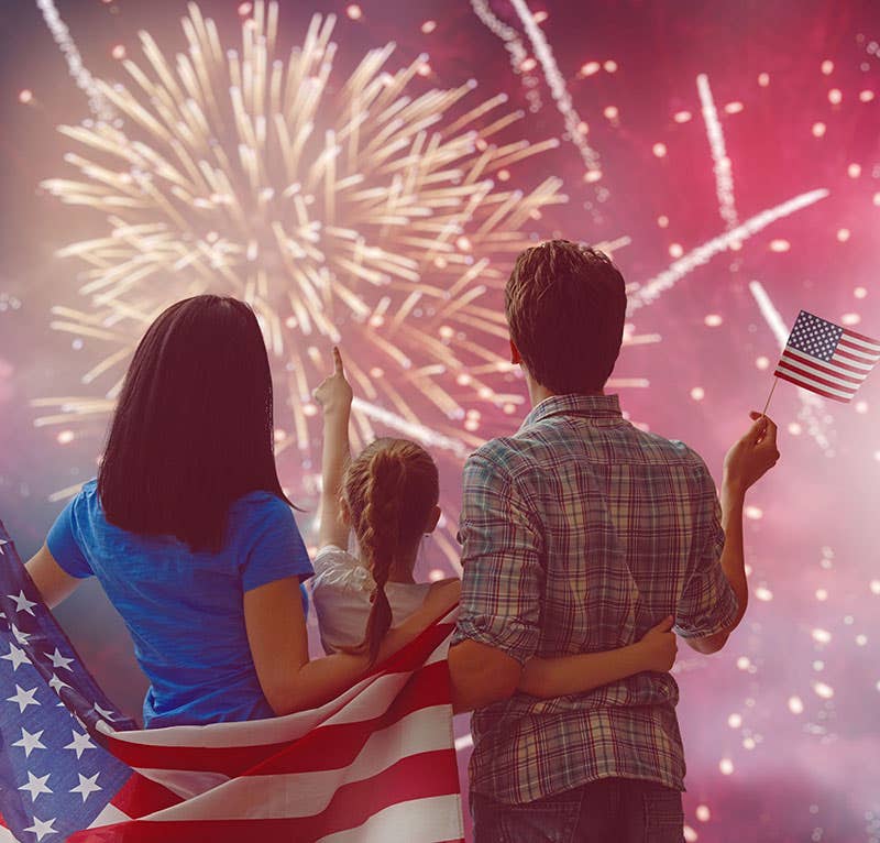 Celebrating 4th of July