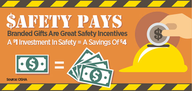 Workplace Safety Promotional Items Infographic