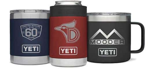 Custom YETI Products Engrave With Your Logo