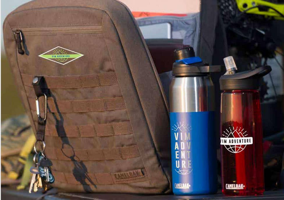 Custom Camelbak Drinkware and Bags
