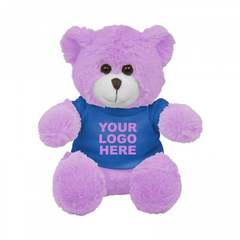 Custom Purple Teddy Bear