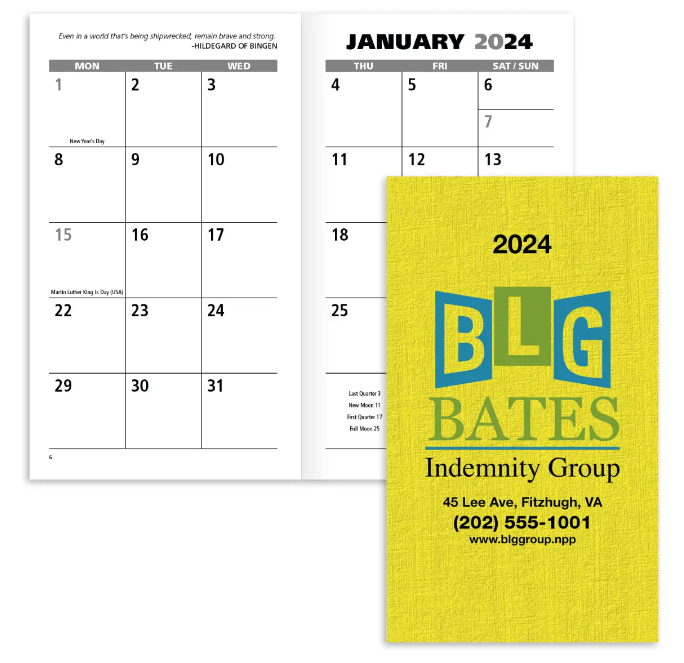 The Best 2024 Promotional Calendars For Your Desk, Wall, Pocket, or Car