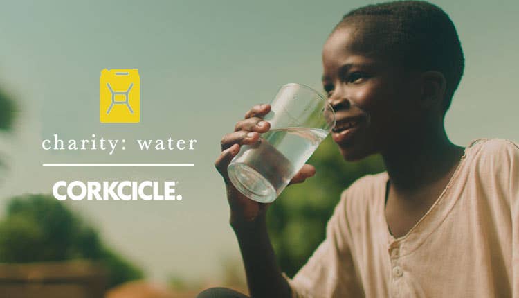 Custom Corkcicle and Charity: water