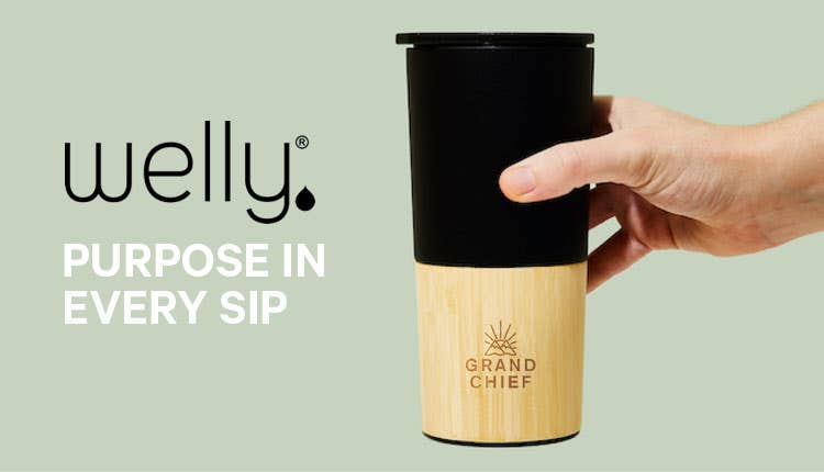 12 oz Welly Travel Tumbler with Tea Infuser