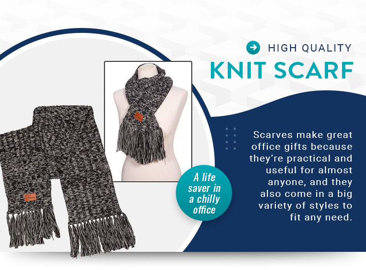 high-quality knit scarf