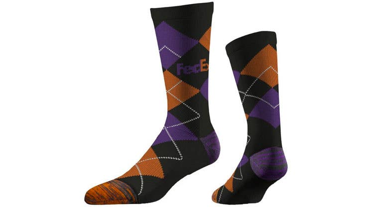 pair of argyle socks