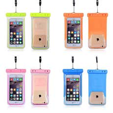 Waterproof Glow-in-the-Dark Phone Pouch with Lanyard