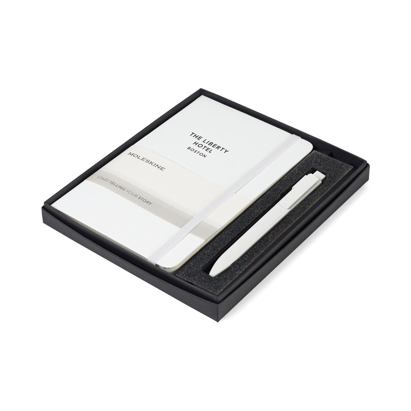 Moleskine® Medium Notebook & GO Pen Gift Set