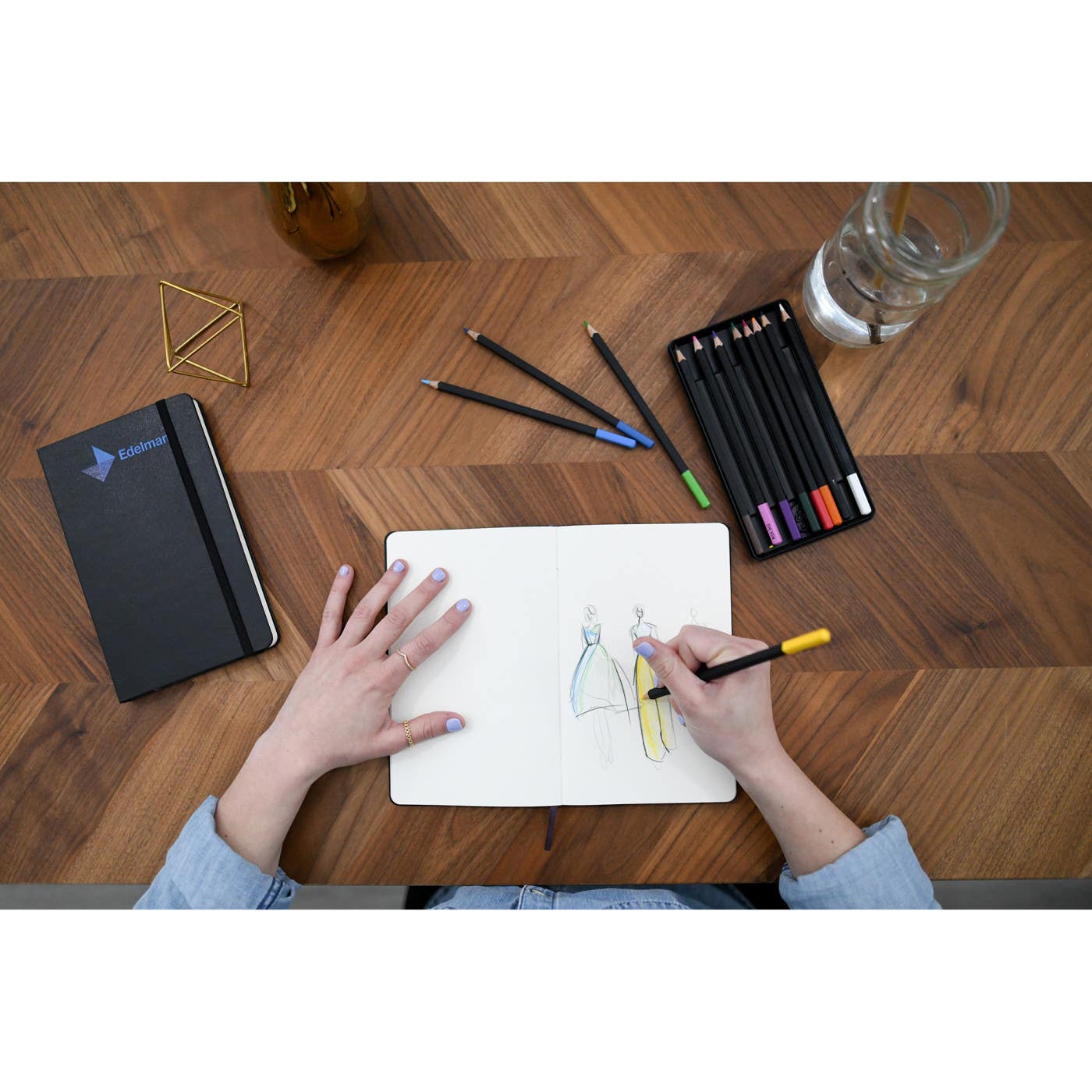 Moleskine® Coloring Kit - Sketchbook & Watercolor Pencils