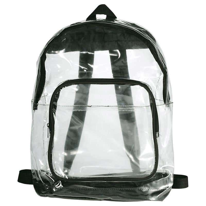 Clear Event Budget Backpack - 16 1/4" x 12"