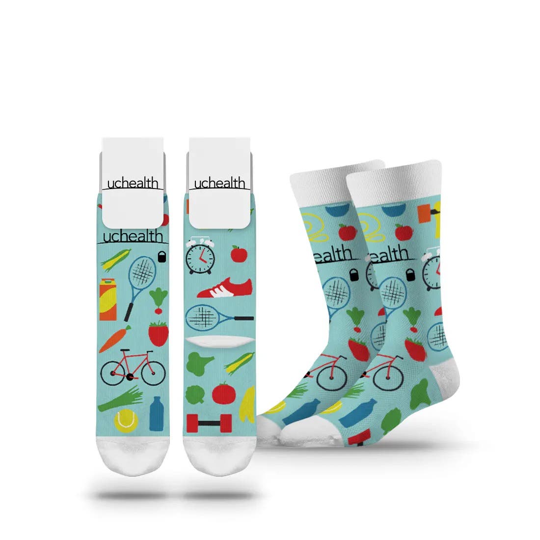 Strideline Full-Color Premium Woven Socks