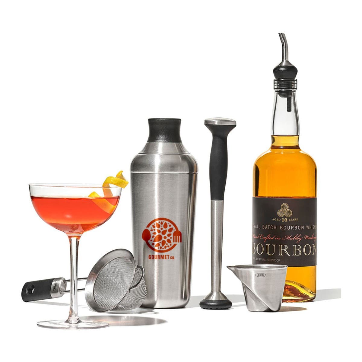 OXO Steel 6-piece Barware Set

