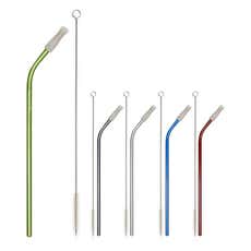 Reusable Bent Stainless Steel Straw