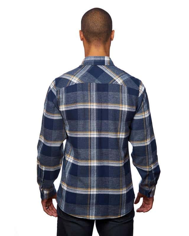 Burnside® Snap-Front Plaid Flannel Shirt - Men