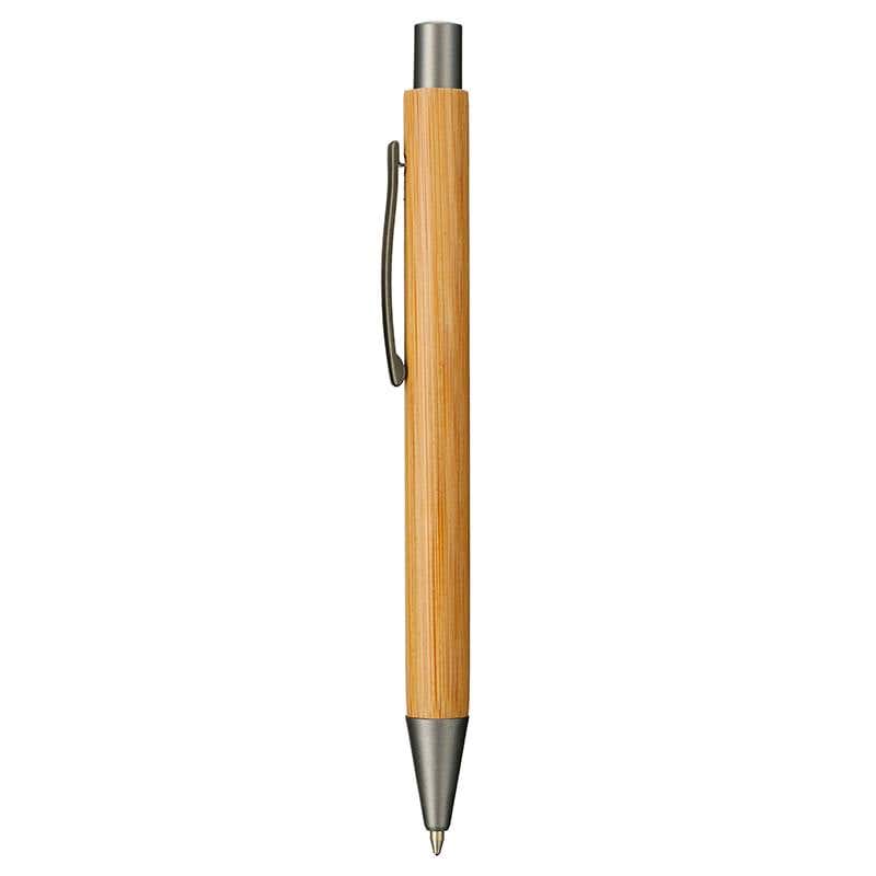 Click-Action Bamboo Gel Ballpoint Pen