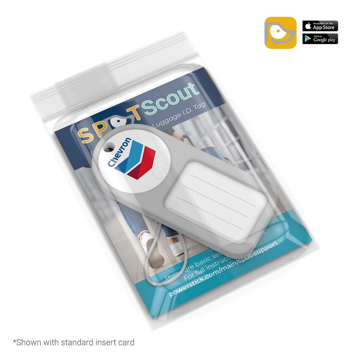 Powerstick® SpotScout Two-Way Bluetooth Tracker Luggage Tag