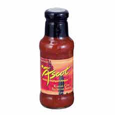 Barbecue Sauce in Glass Bottle