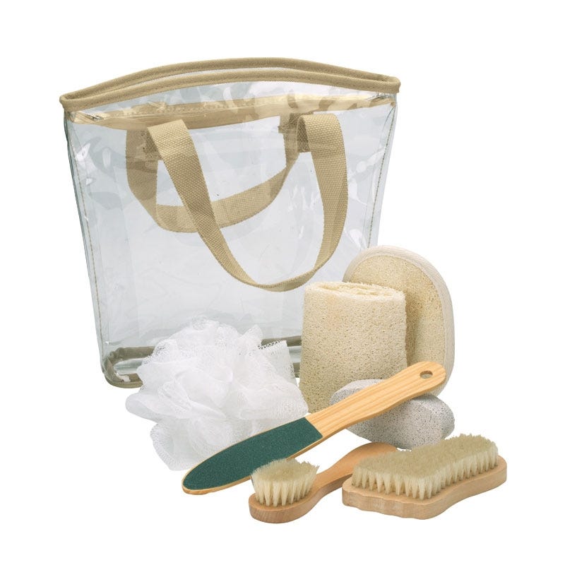 Deluxe Bamboo Spa Kit In Case