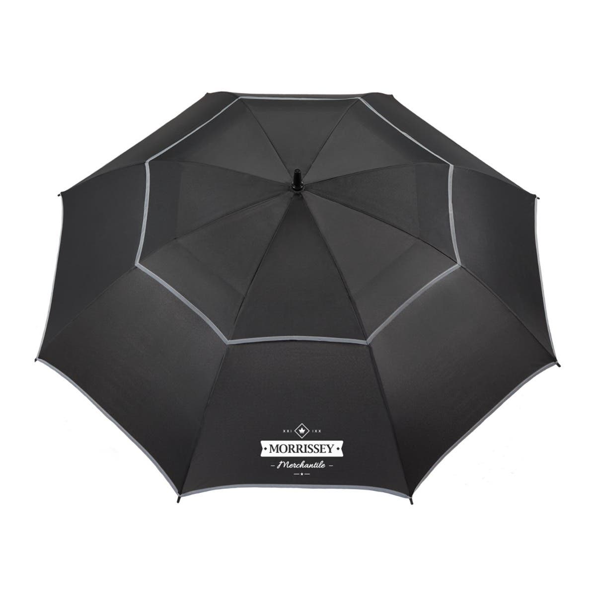 62" RPET Golf Umbrella w/ Reflective Trim