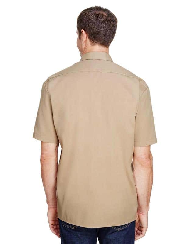 Dickies® FLEX Twill Short-Sleeve Button Down Work Shirt - Men