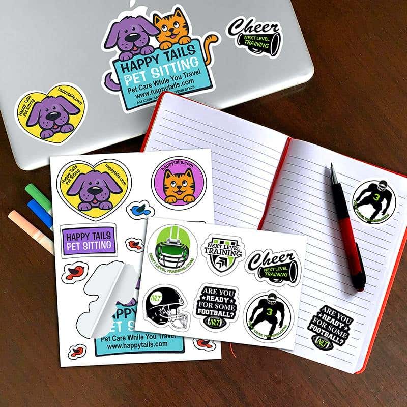 Full-Color Removable Die-Cut Custom Sticker Sheet