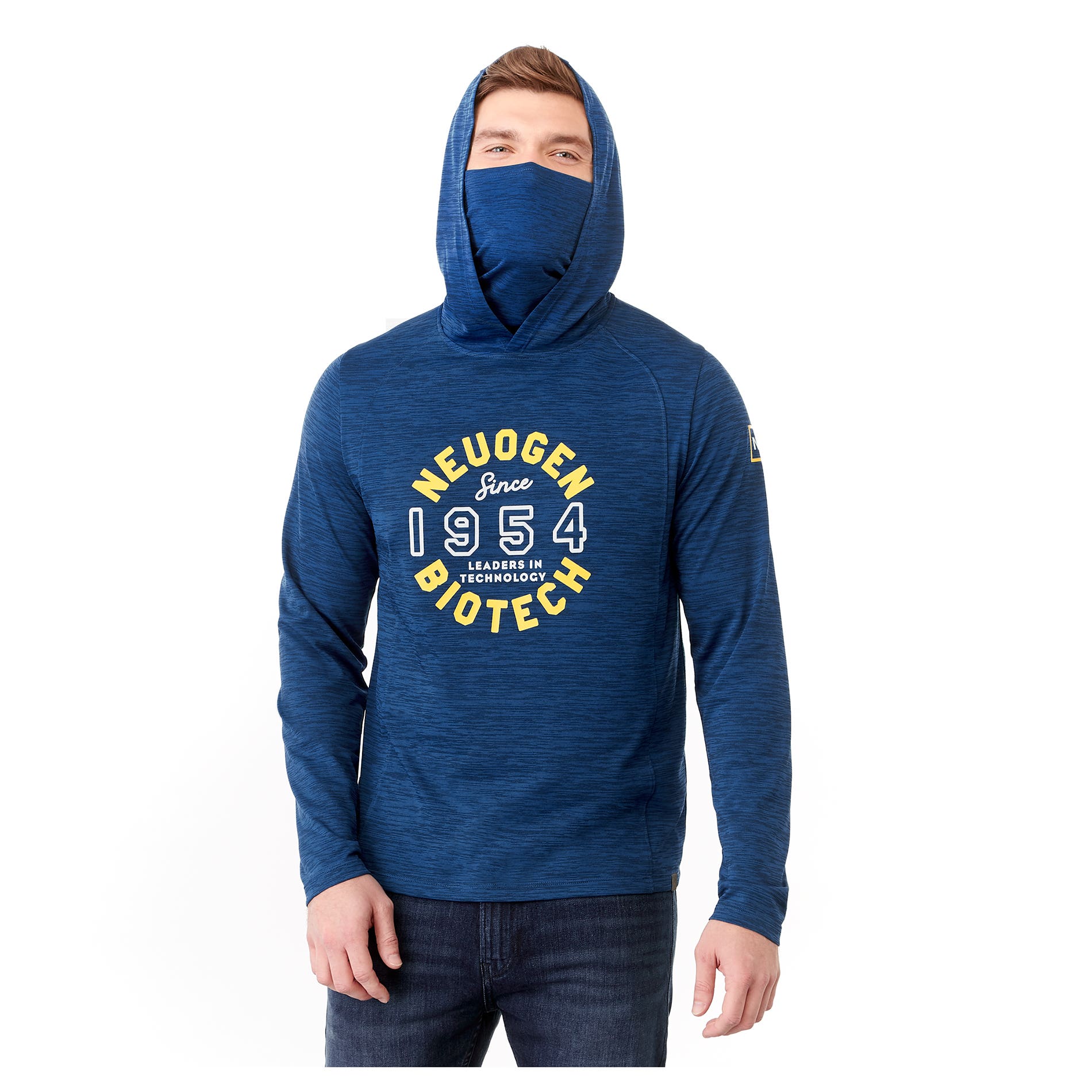 Elevate Eco-Friendly Hoody with Built-In Neck Gaiter - Men