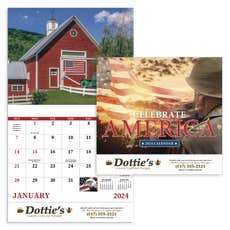 Celebrate America Calendar - Stapled