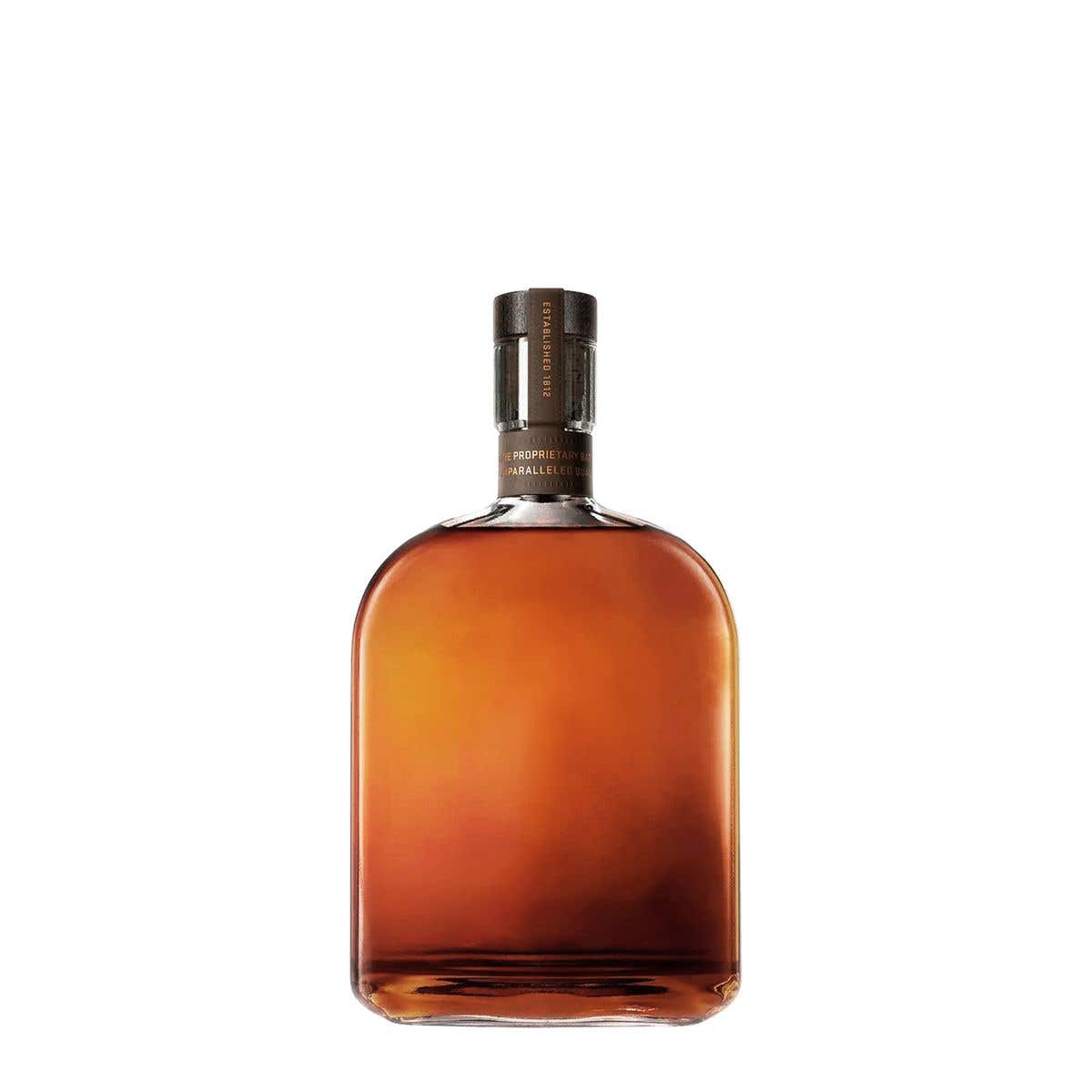Etched Woodford Reserve Bourbon Liquor Bottle