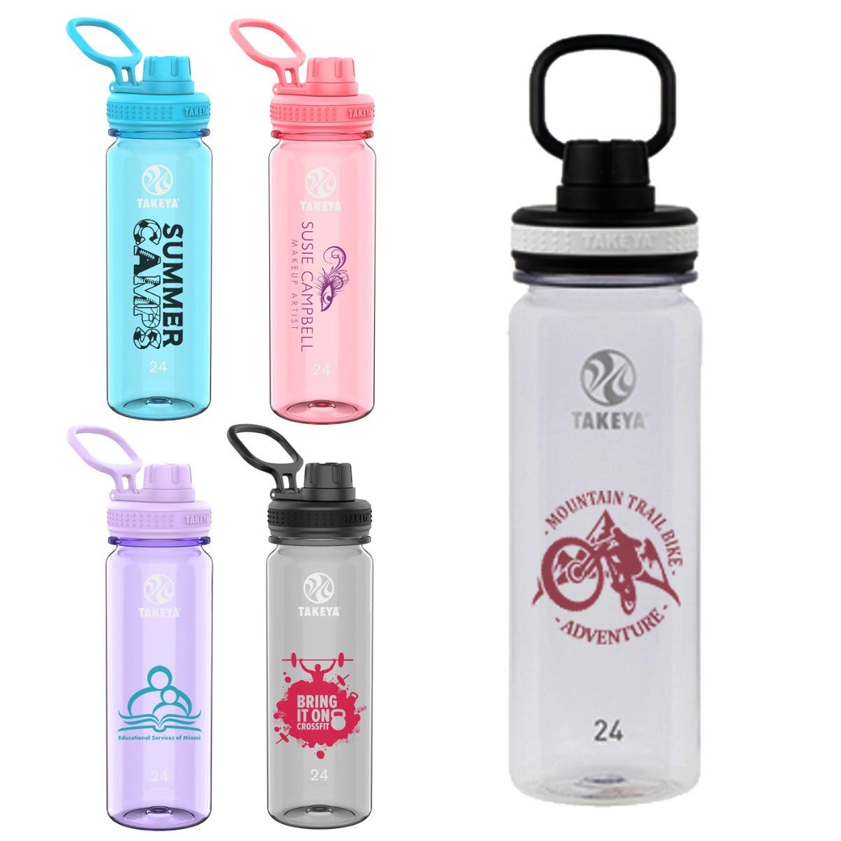 Takeya&reg; Tritan Water Bottle with Spout Lid - 24 oz.