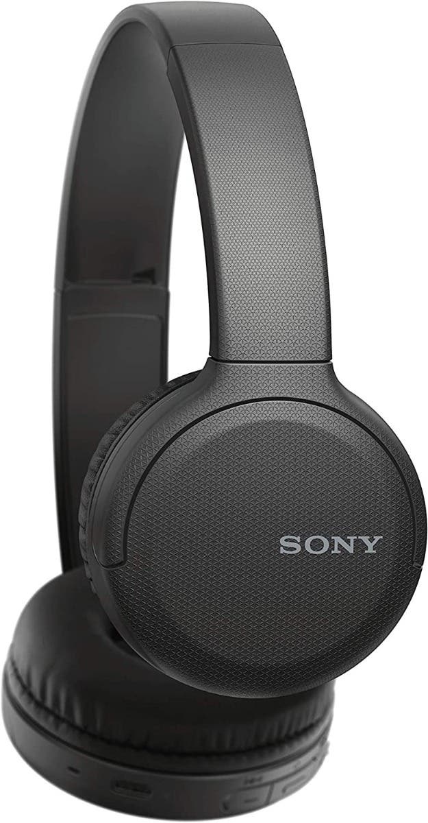 Black Sony Wireless Over-The-Ear Bluetooth Headphones
