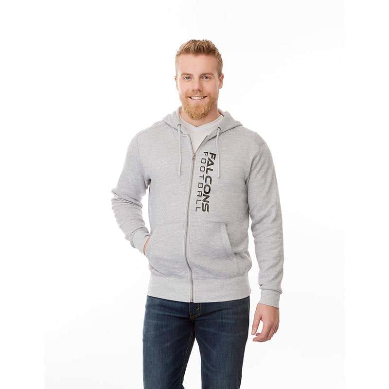 Men's Fleece Full Zip-Up Hooded Sweatshirt