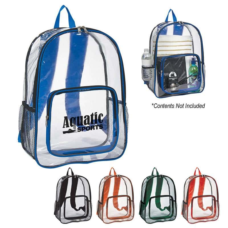 Clear Event Backpack - 13" x 18" x 6"