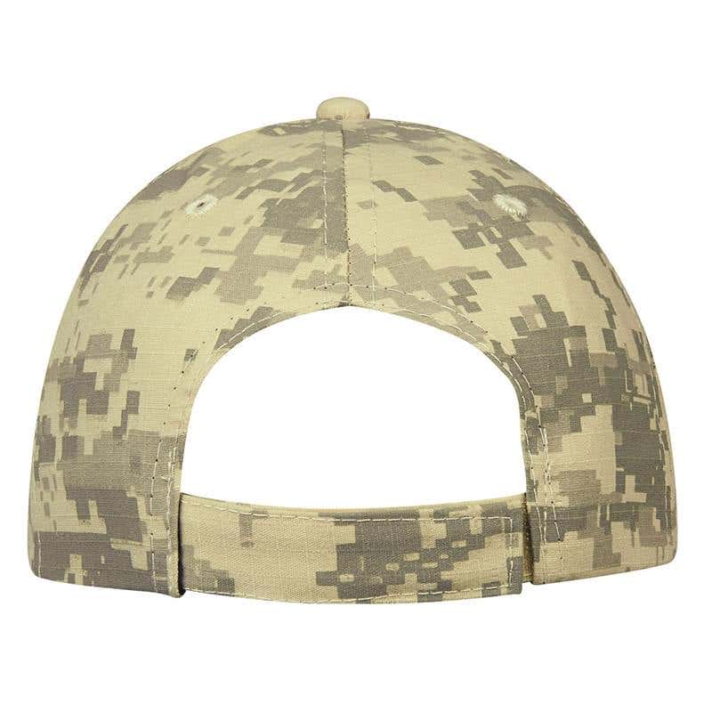 6 Panel Digital Camouflage Baseball Cap