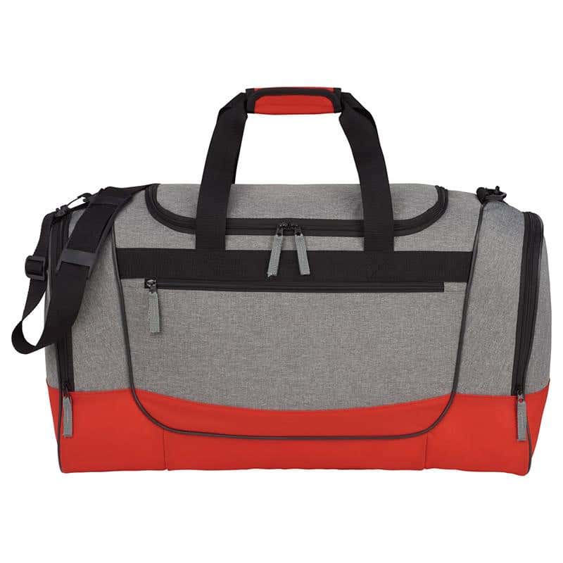 Tri-Color Sports Duffel Bag - 13" x 23" x 9 1/2"