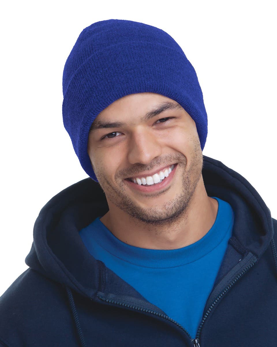 Bayside&reg; USA-Made Acrylic Knit Cuff Beanie