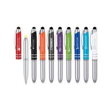 3-in-1 Stylus Ballpoint Pen with LED Light