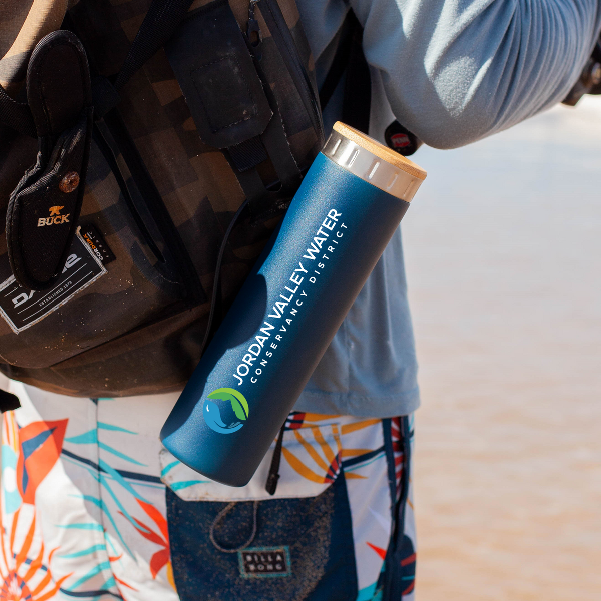 Elemental Iconic Vacuum Insulated SS Water Bottle w/ Strainer - 20 oz.