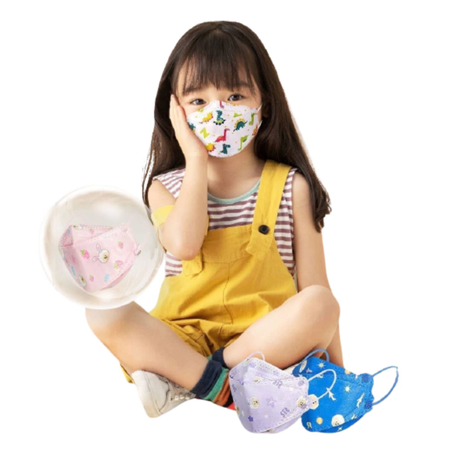 Individually Wrapped 3-Ply Kid's KN94 Face Masks