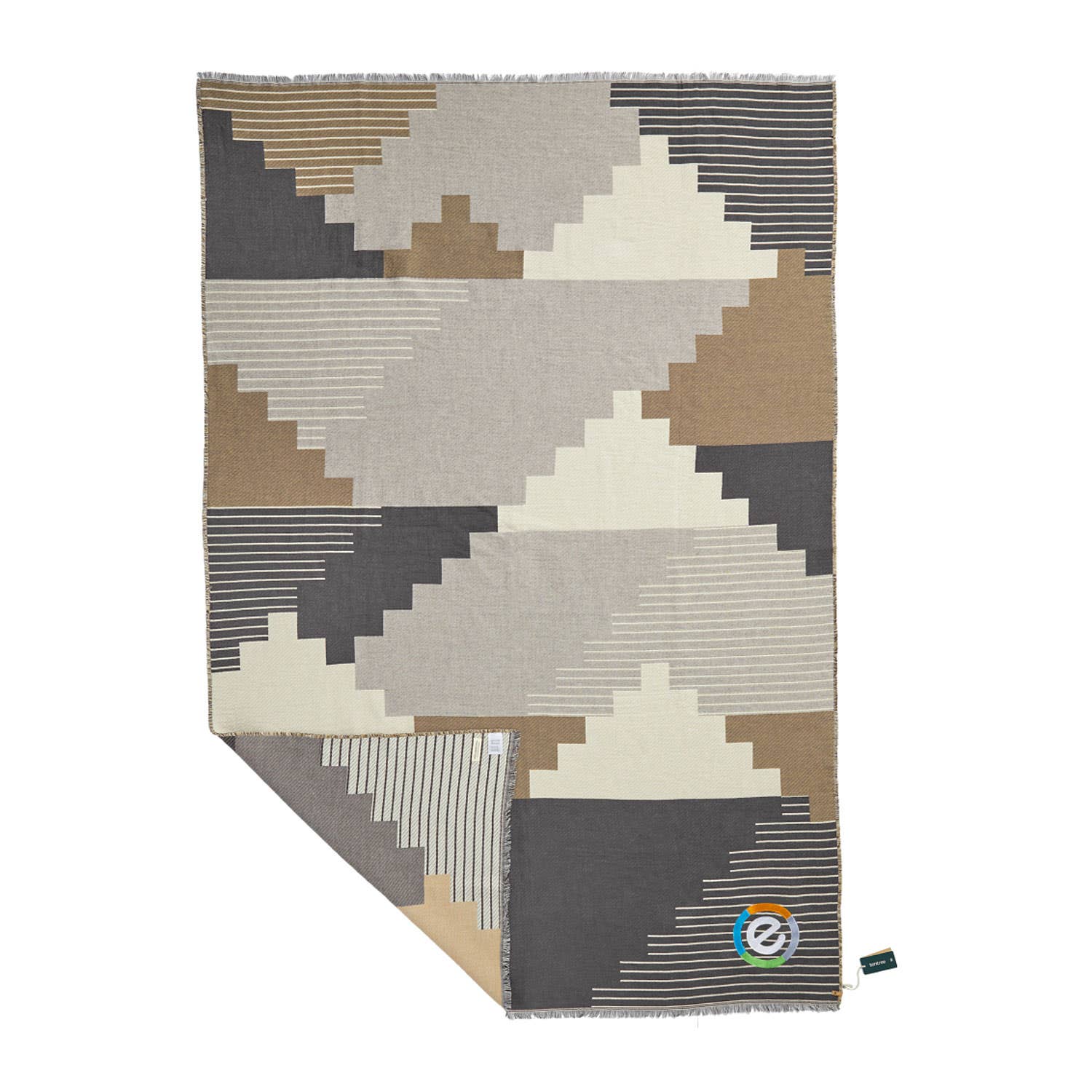 Tentree&reg; Organic Cotton Peaks Woven Blanket - 86" x 55"