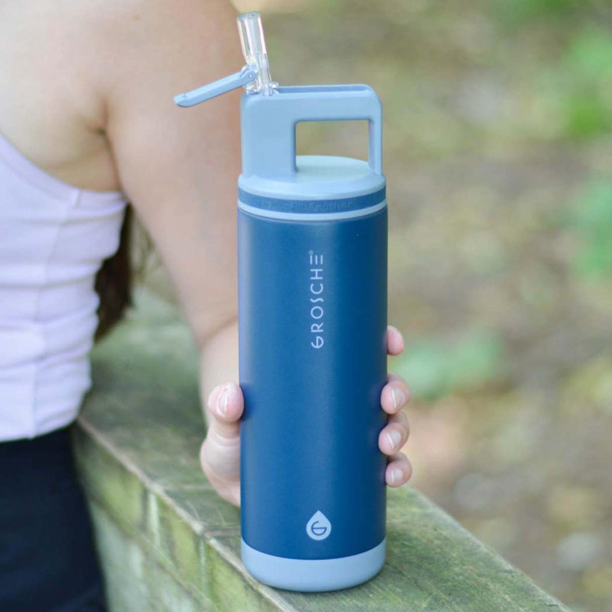 GROSCHE® Alpine Flip-n-Sip Insulated Water Bottle - 20 oz.
