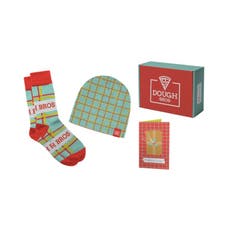 Full Color Socks and Beanie Gift Box