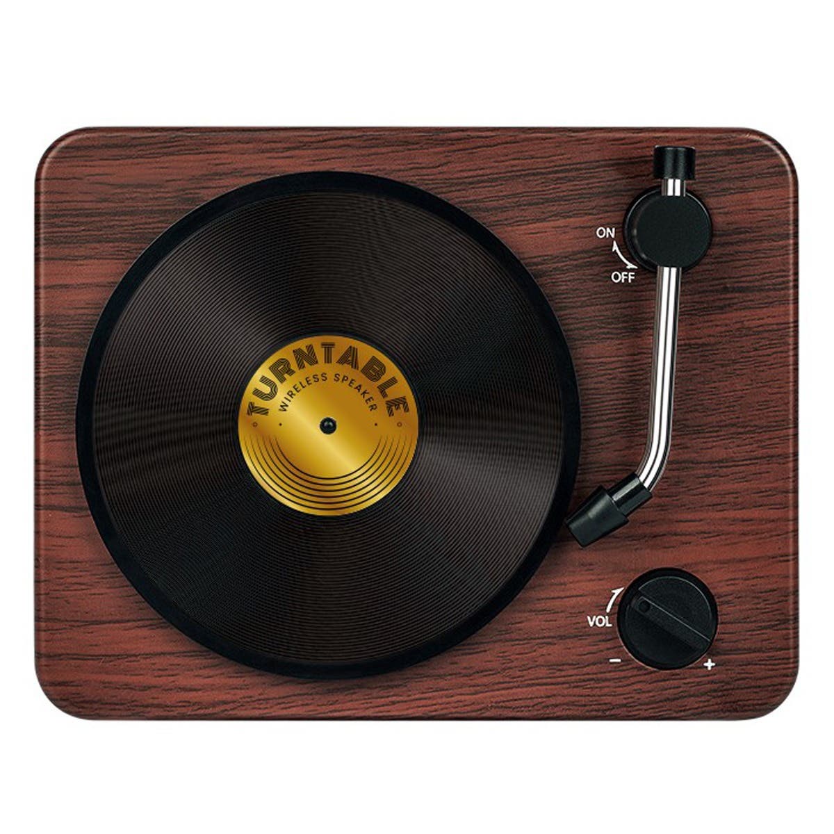 Turntable Wireless Speaker with Custom Record Envelope